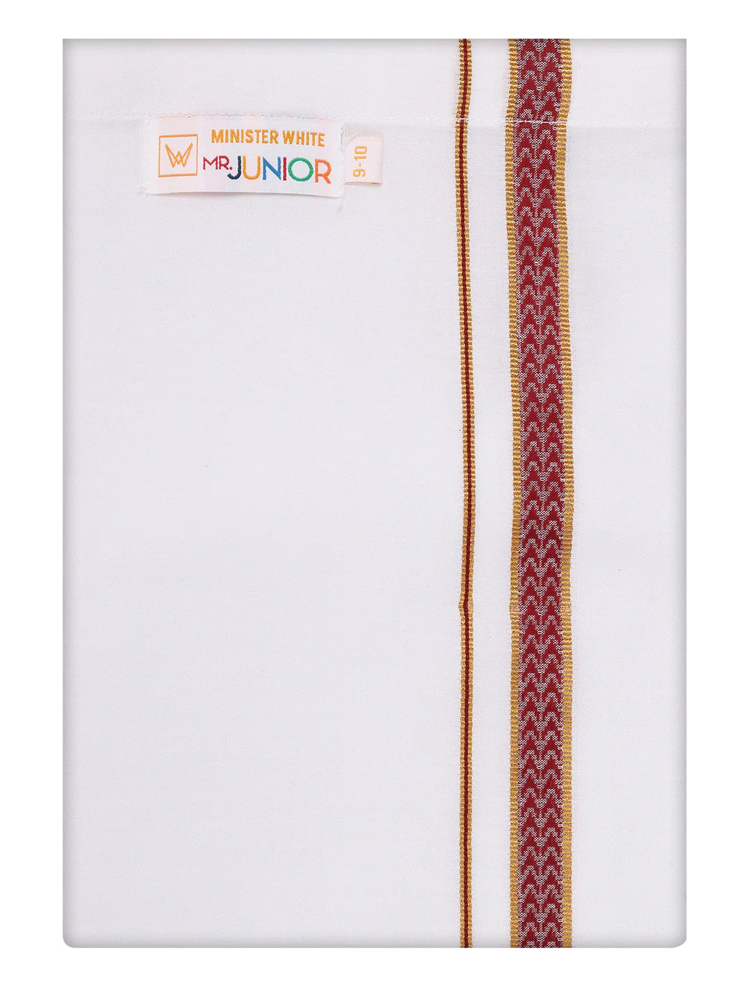 Boys Cotton Maroon Kurta with Matching Border Dhoti Combo Honest Boy - Image 7
