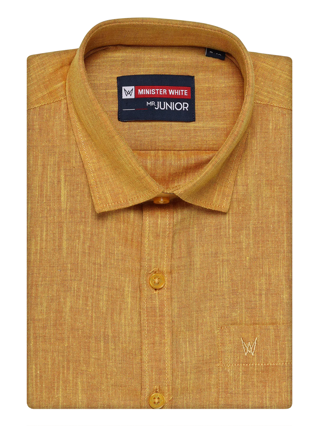 Boys Cotton Mustard Colour Half Sleeves Shirt Friendly Boy - Image 5