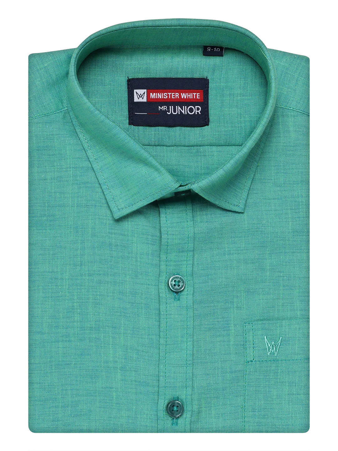Boys Cotton Sky Blue Colour Half Sleeves Shirt Friendly Boy - Image 5