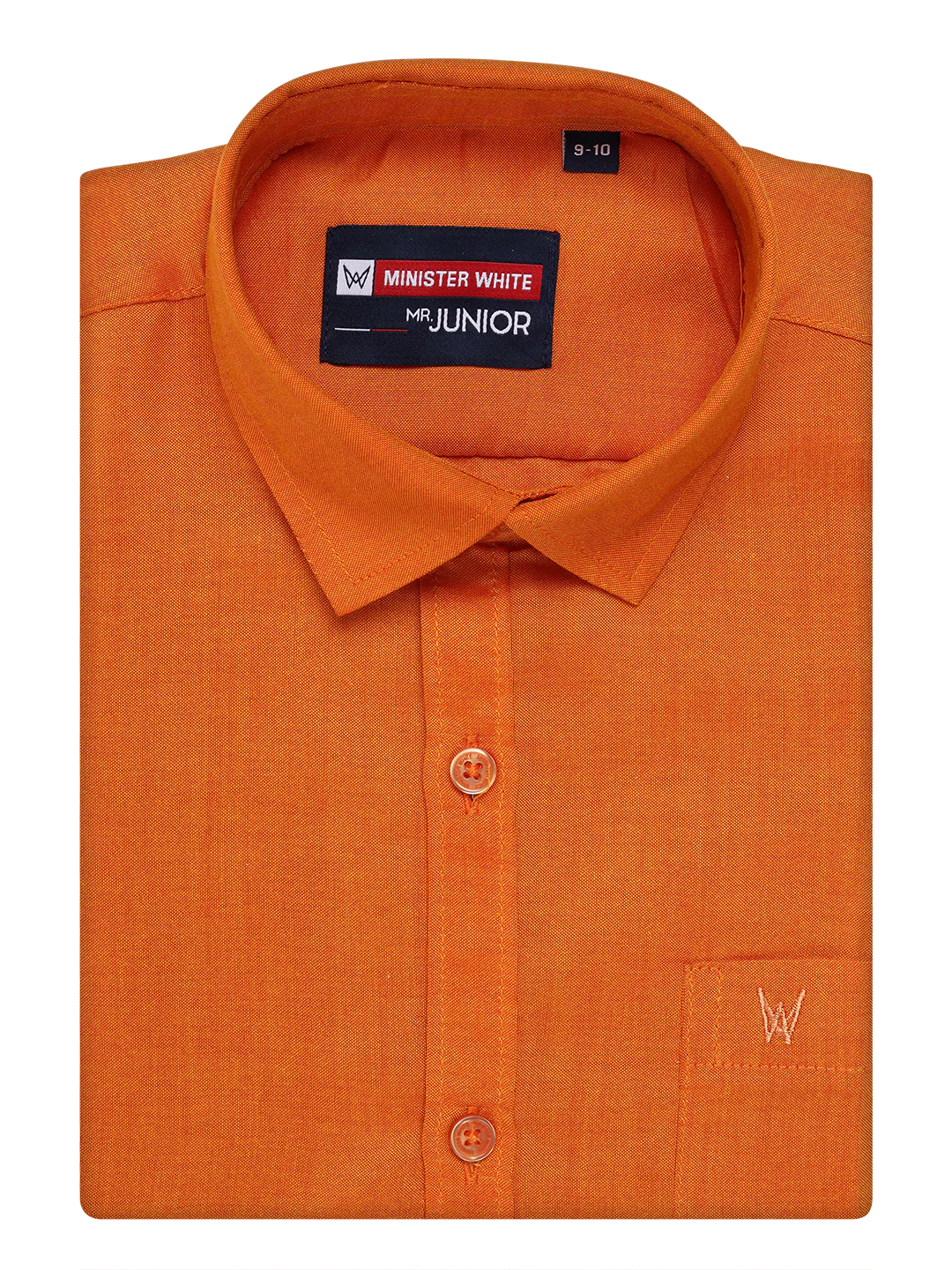 Boys Orange Matching Half Sleeves Shirt with Fancy Flexi Dhoti Combo Brave Boy - Image 6