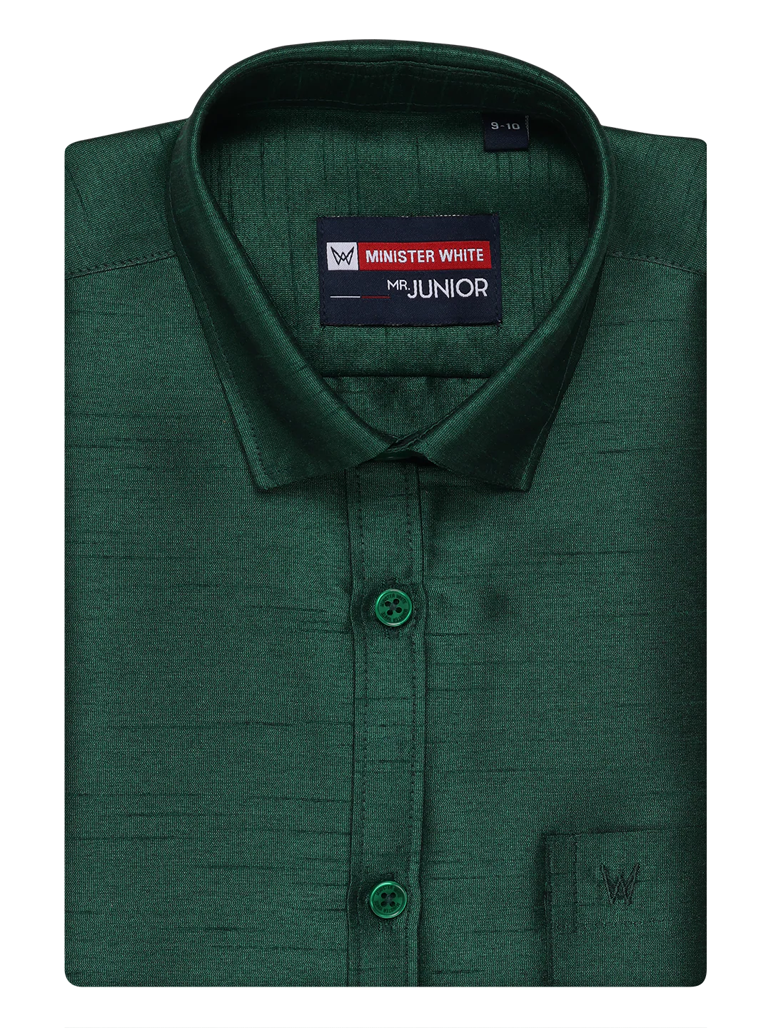 Boys Dark Green Colour Half Sleeves Shirt Intense Boy - Image 5