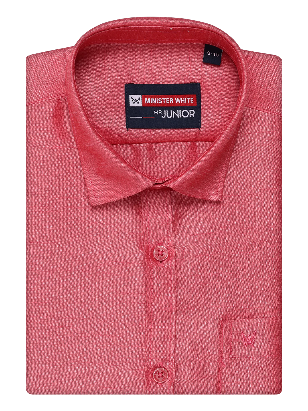 Boys Dark Pink Colour Half Sleeves Shirt Intense Boy - Image 5