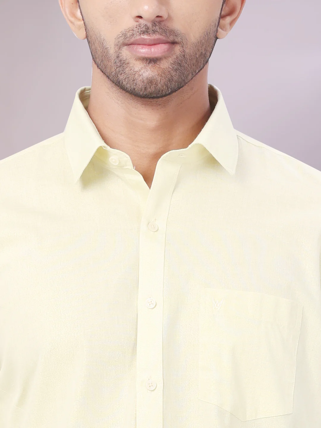 Father & Son Brass Color Tissue Shirt with Jari Dhoti Combo - Image 2
