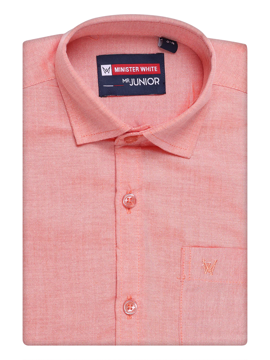 Kids Cotton Peach Shirt with Tissue Matching Border Dhoti Combo Skillful Boy - Image 2