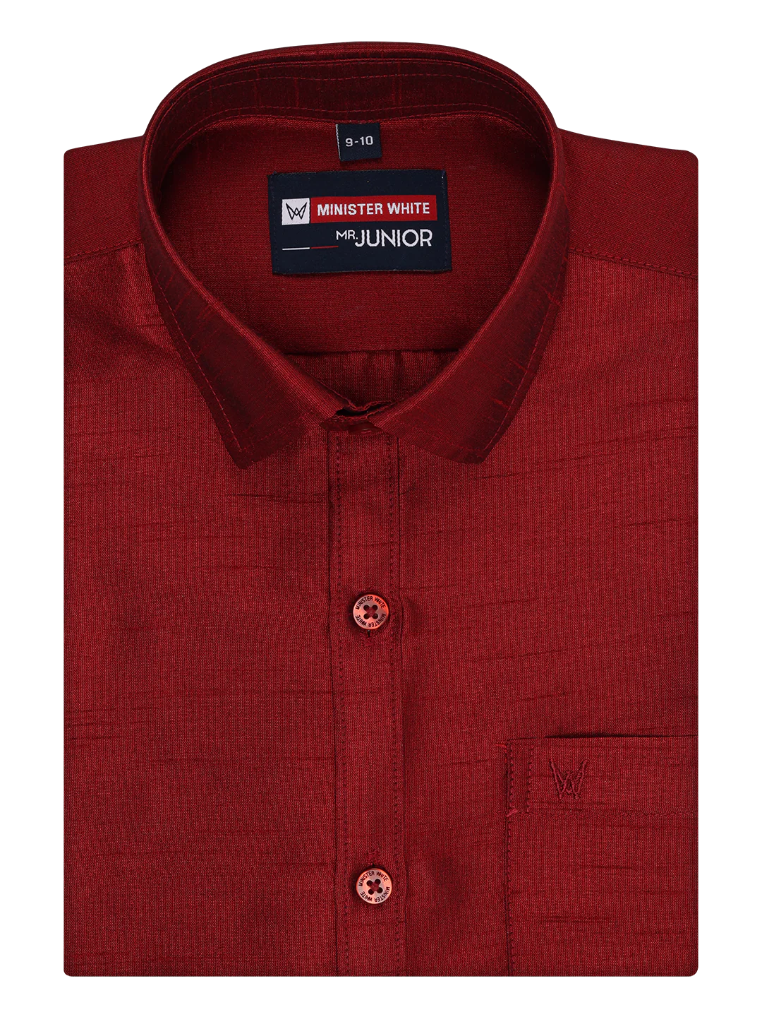 Boys Maroon Color Half Sleeves Shirt with Gold Jari Flexi Dhoti Adorable Boy - Image 8