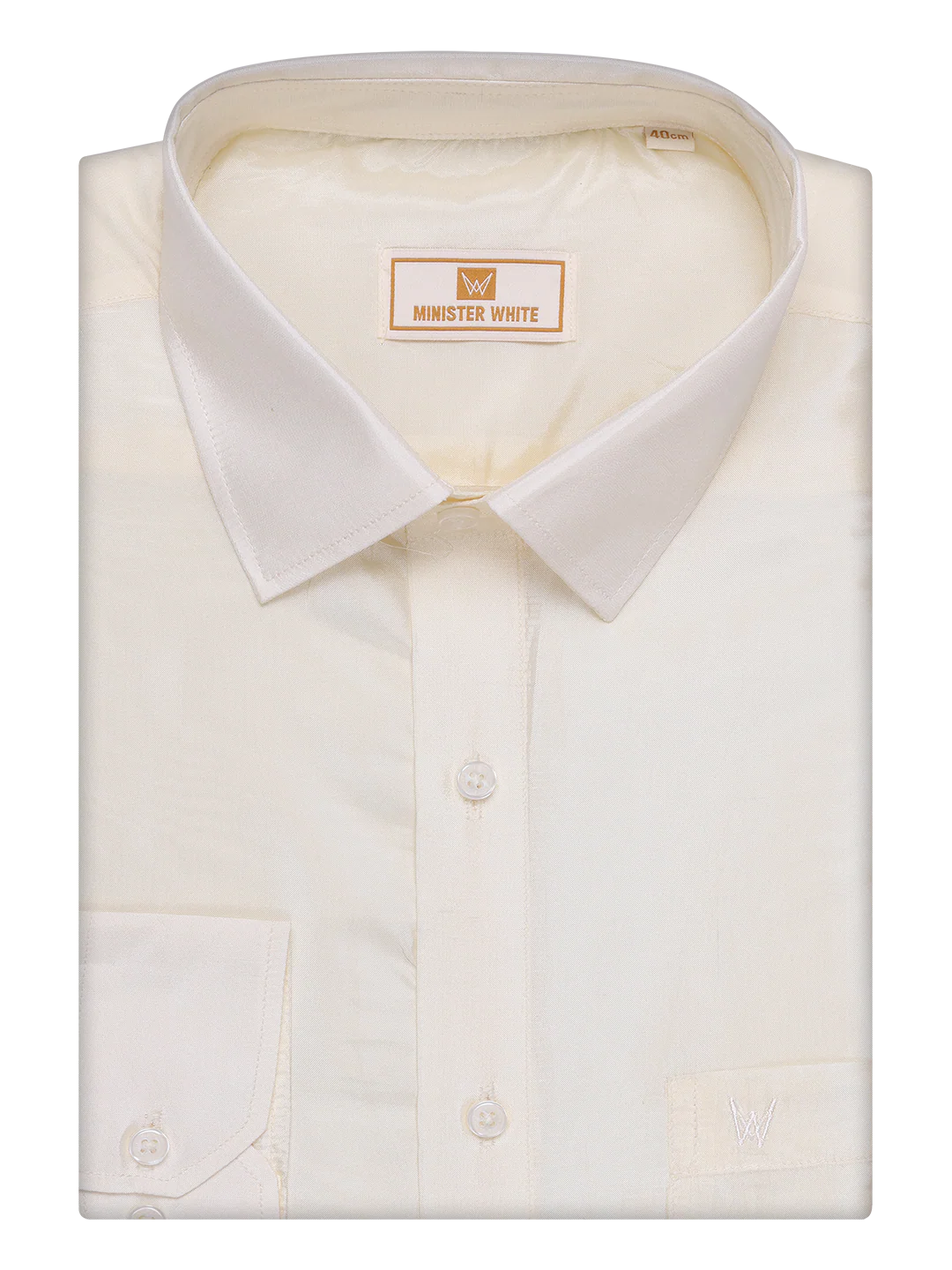 Men's Art Silk Cream Full Sleeves Shirt with Fancy Jari Border Dhoti Combo Finesse - Image 8
