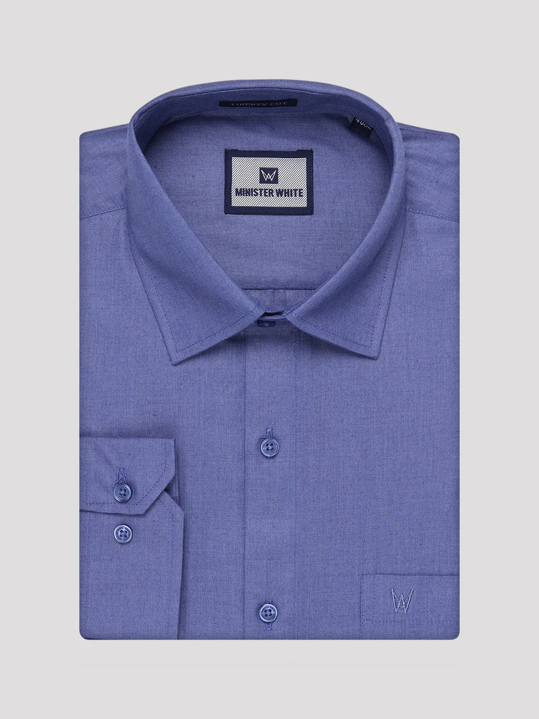 Men's Blue Color Shirt with Matching Border Dhoti Combo Casper - Image 10