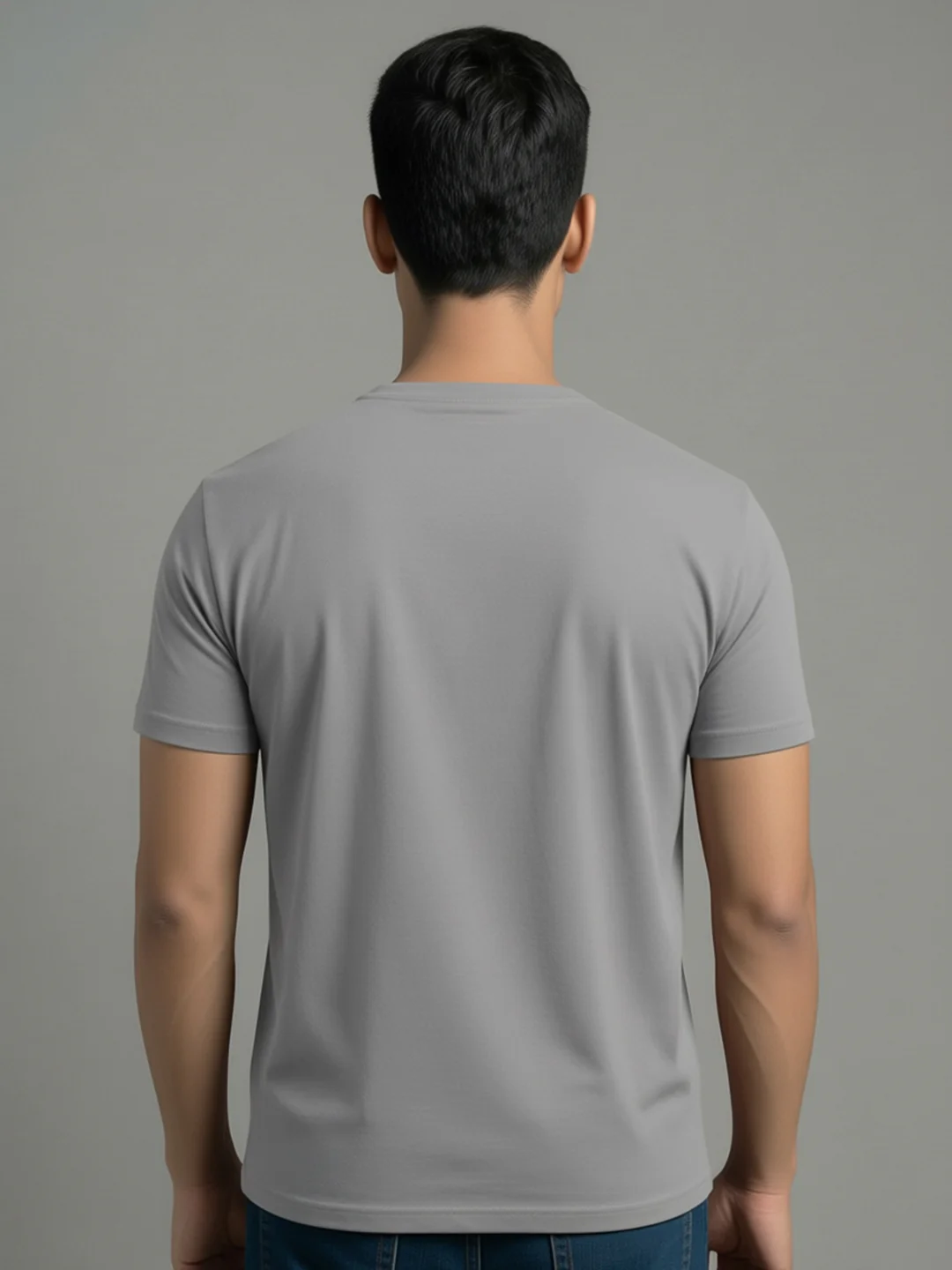 Men's Anthra Regular Fit V-Neck T-Shirt Caliber - Image 4