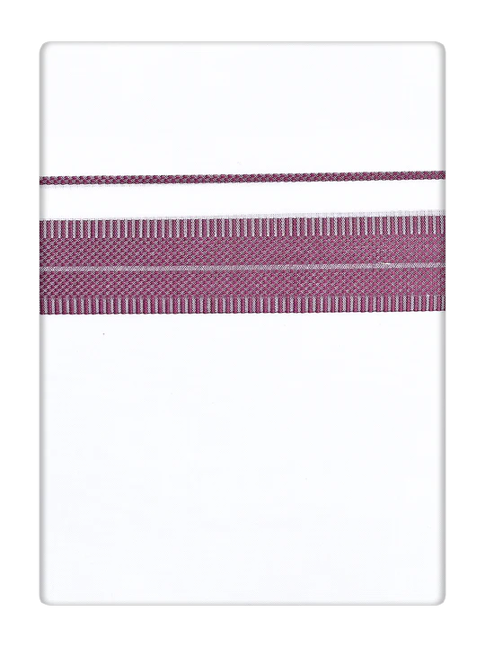 Men's Cotton Burgundy Color Matching Shirt and Dhoti Combo Miracle - Image 2