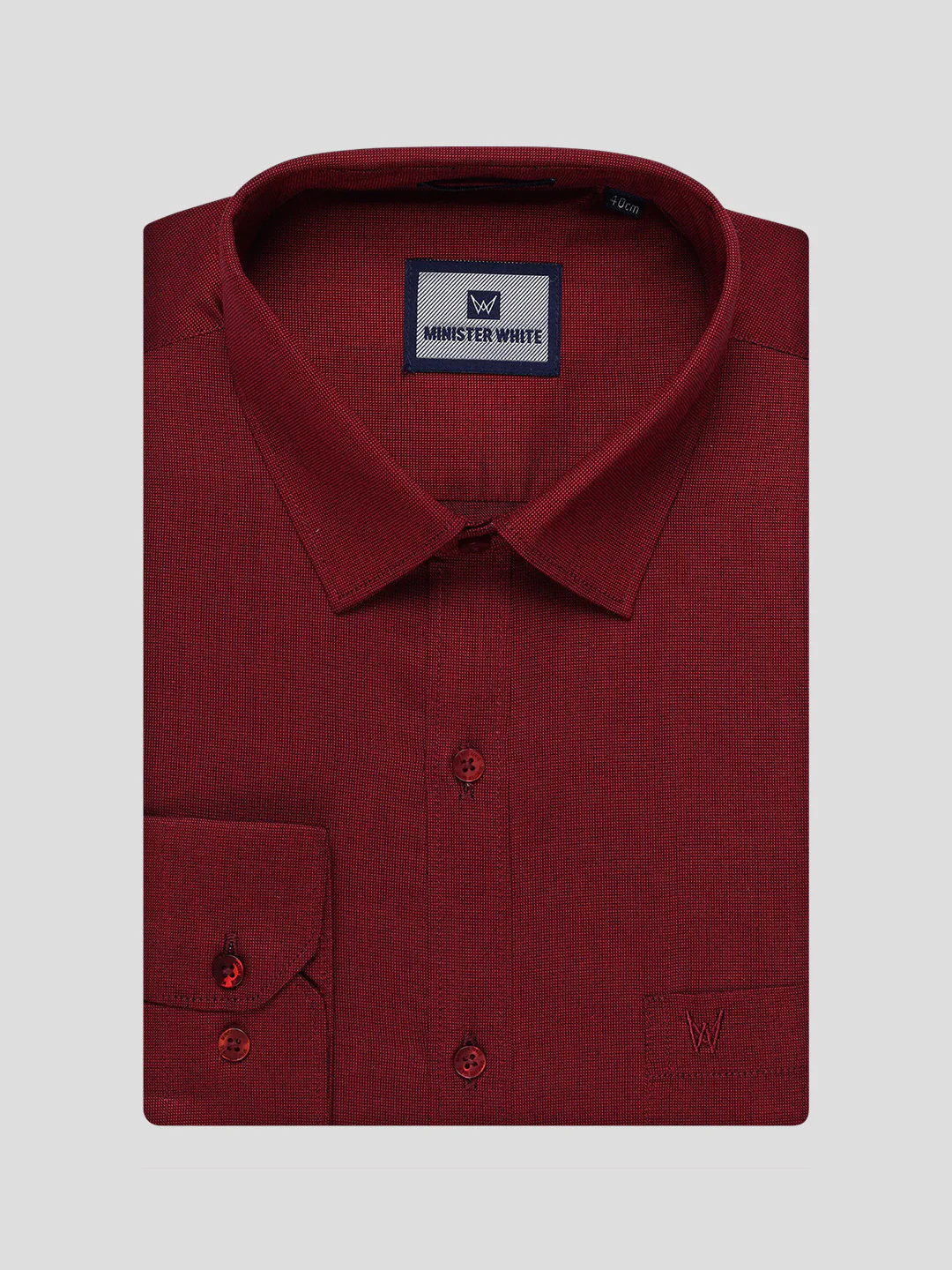 Men's Cotton Maroon Shirt and Airtex Matching Border Dhoti Combo Nector - Image 12