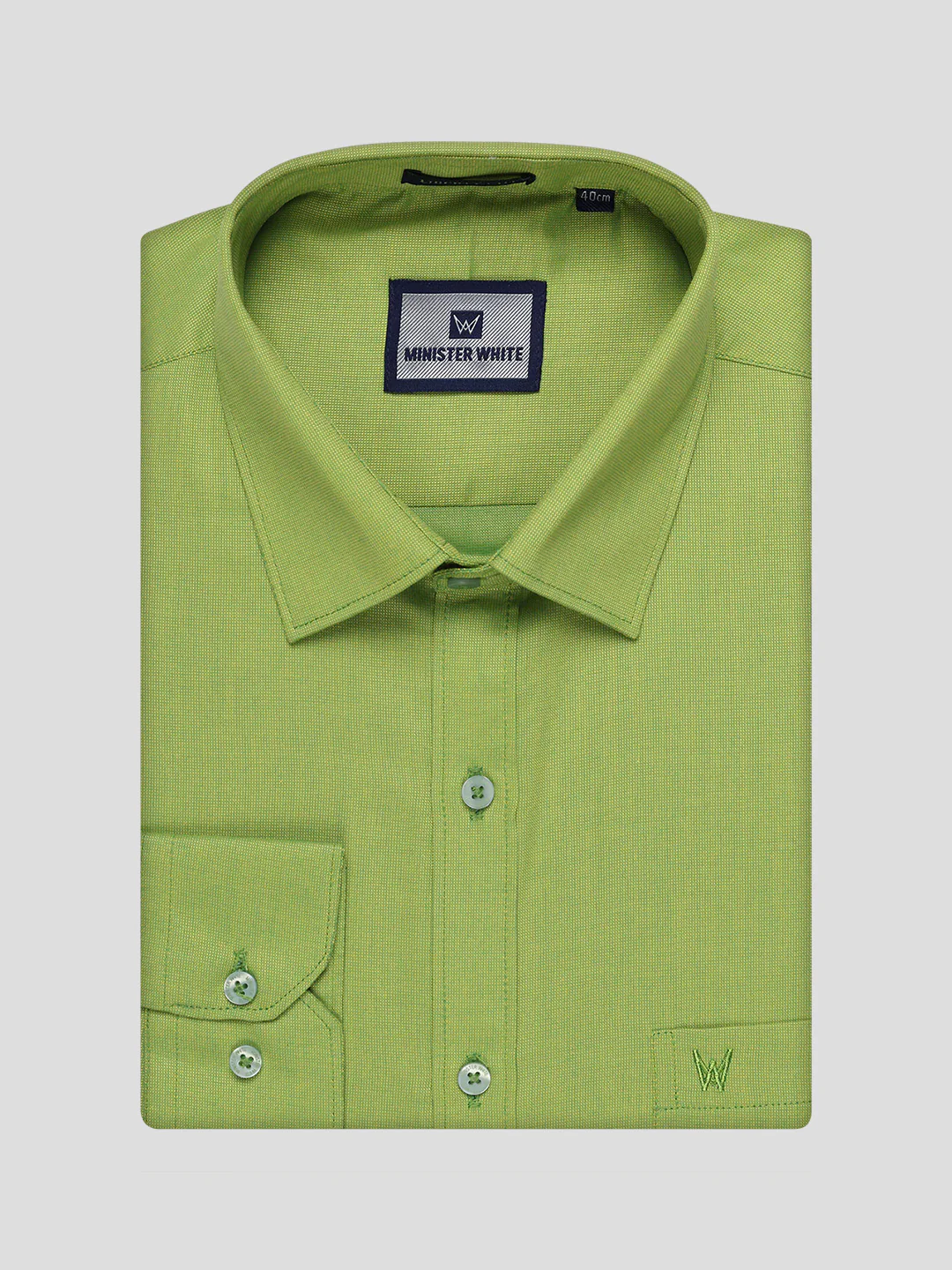 Men Cotton Parrot Green Shirt and Airtex Matching Border Dhoti Combo Nector - Image 13