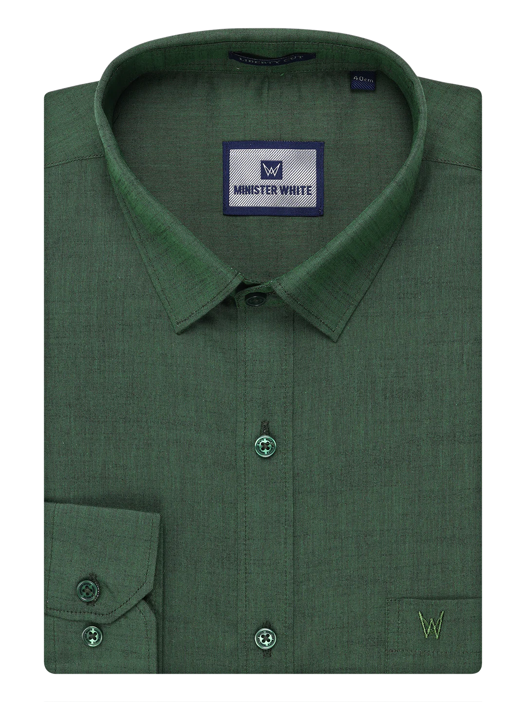 Men's Dark Green Shirt with Matching Border Dhoti Combo Pinto - Image 11