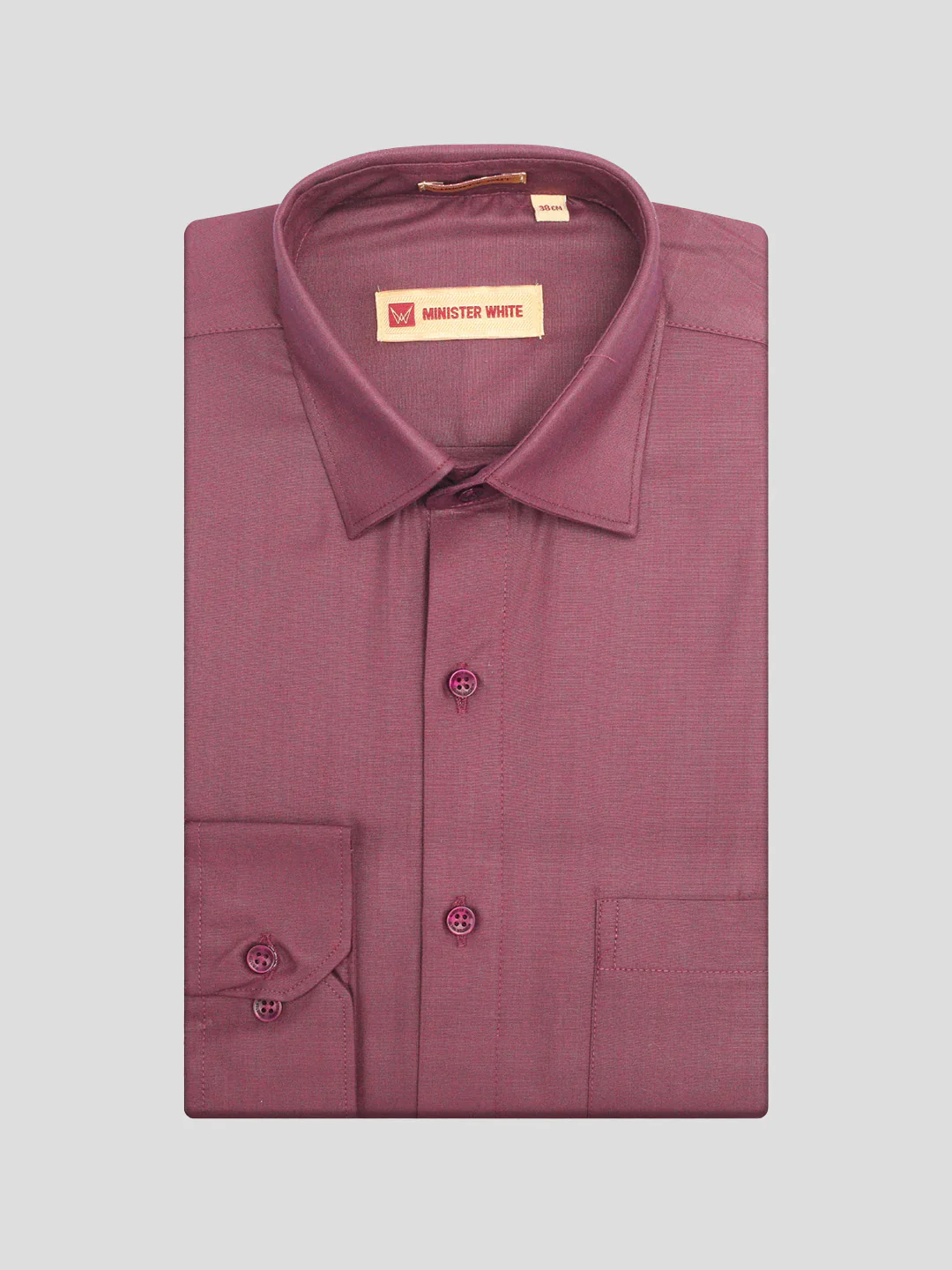 Men's Dark Wine Color Shirt with Matching Fancy Printed Border Dhoti Combo Casper Trends - Image 2