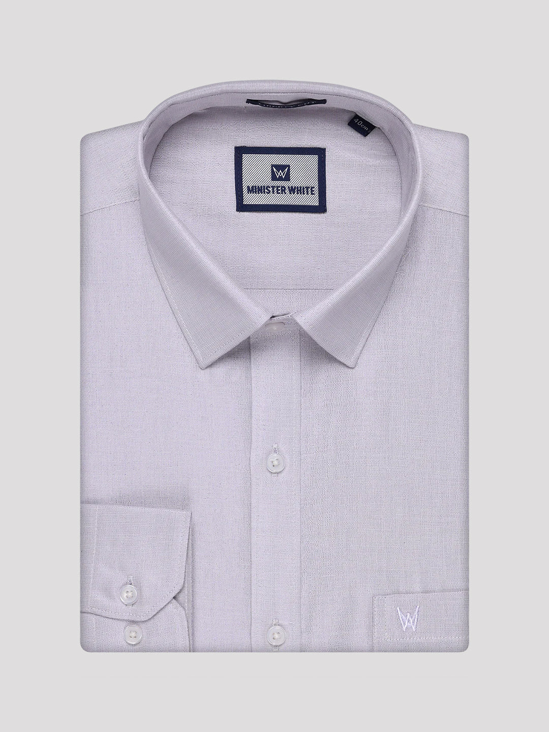 Men's Lavender Tissue Shirt and Dhoti Set with Intricate Jacquard Border Plum - Image 6