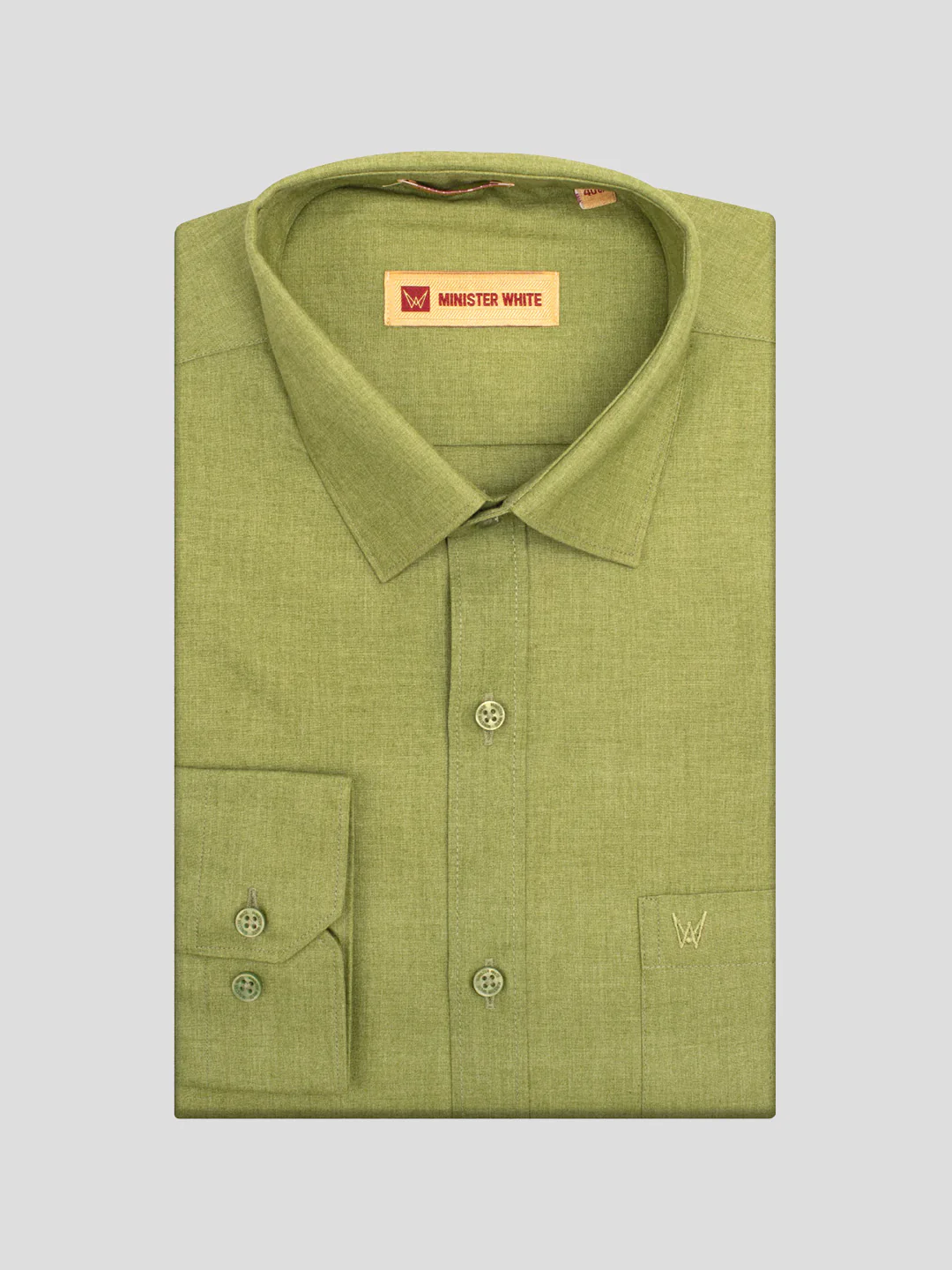 Men's Light Green Color Shirt with Matching Fancy Printed Border Dhoti Combo Casper Trends - Image 2