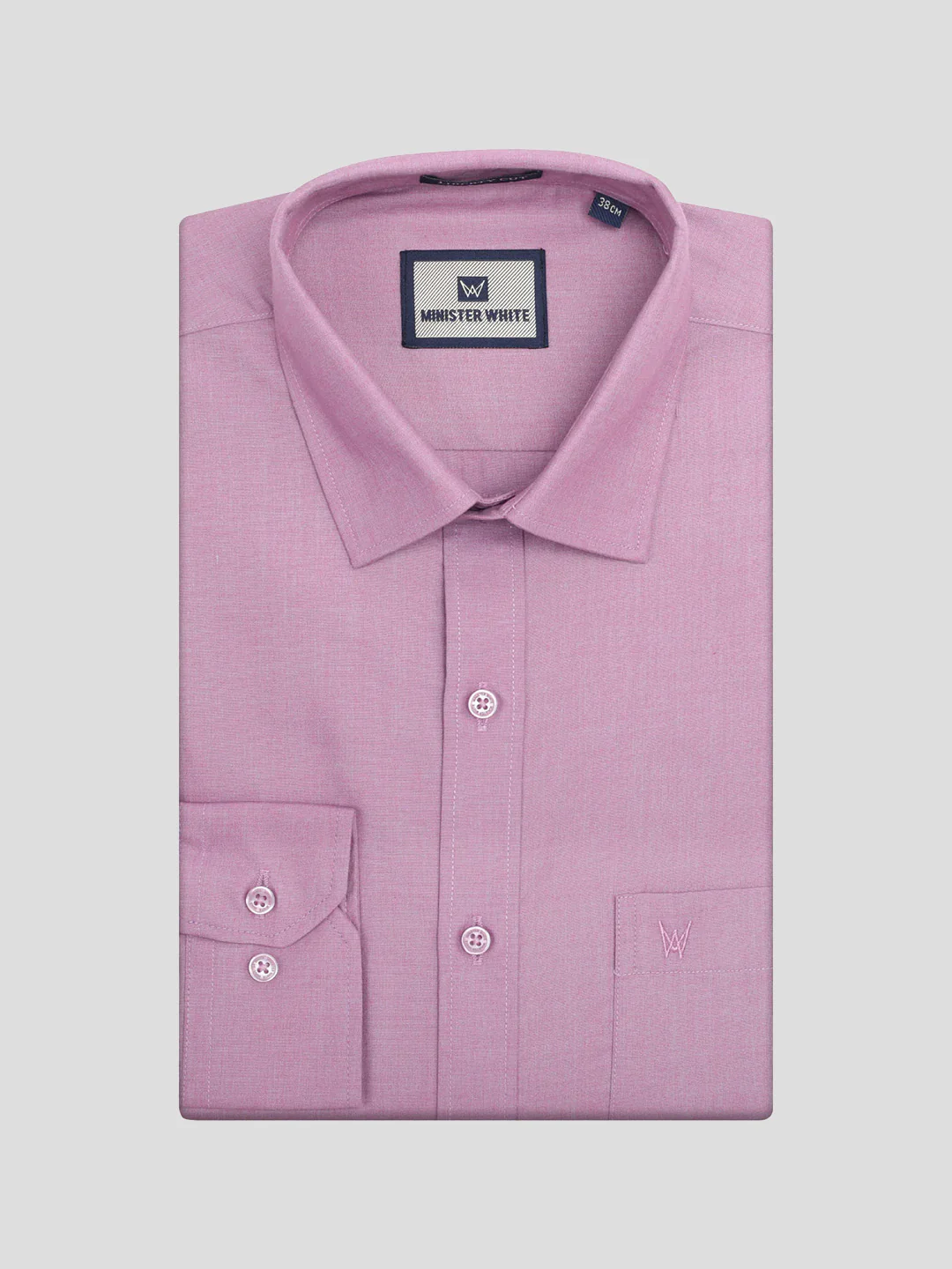 Men's Light Purple Color Shirt with Matching Fancy Printed Border Dhoti Combo Casper Trends - Image 2