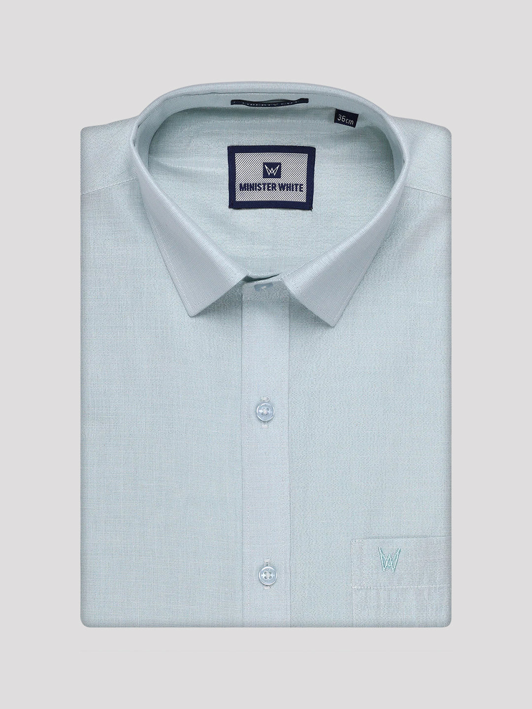 Men's Mint Blue Tissue Shirt and Dhoti Set with Intricate Jacquard Border Plum - Image 6