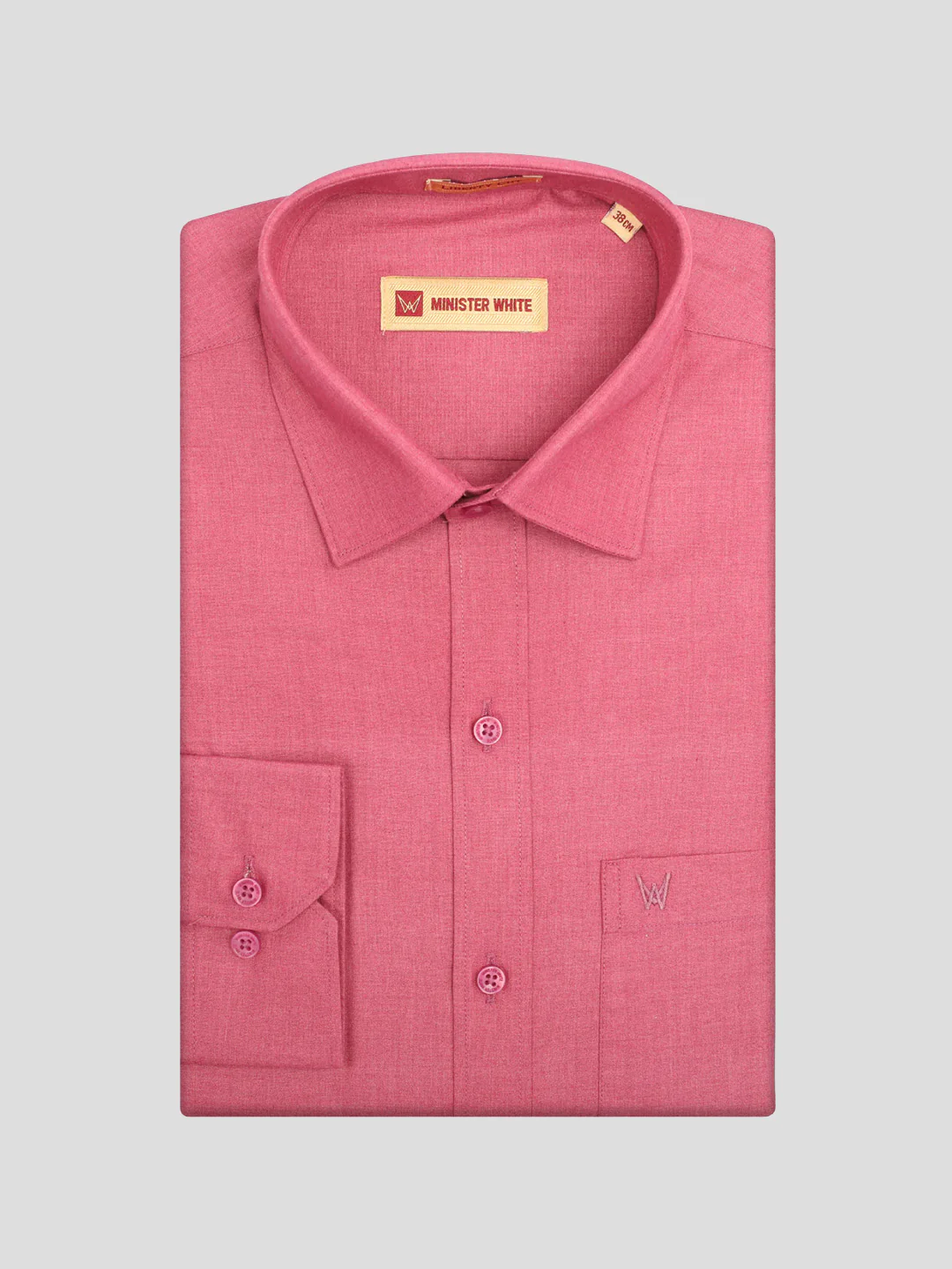 Men's Pink Color Shirt with Matching Fancy Printed Border Dhoti Combo Casper Trends - Image 2