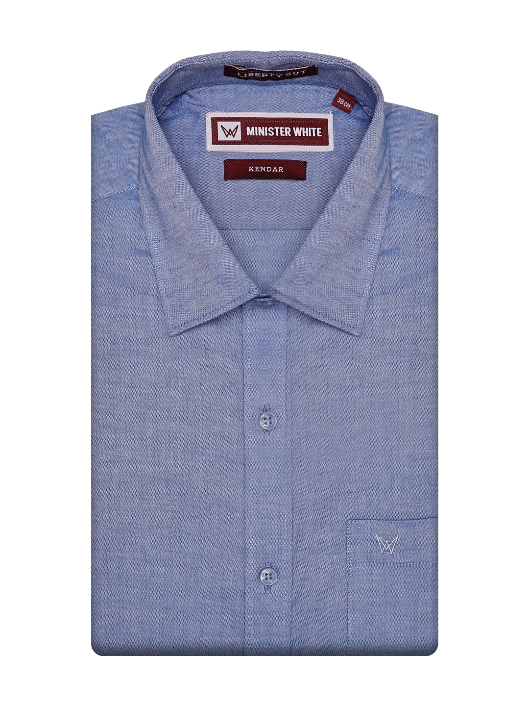 Men’s Premium Yarn Dyed Oxford Regular Fit Blue Shirt Kendar