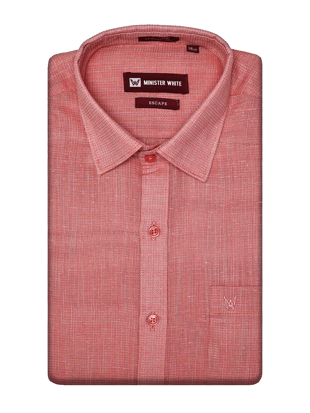 Men’s Premium Yarn Dyed Oxford Regular Fit Coral Shirt Kendar