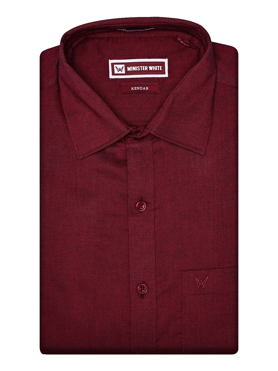 Men’s Premium Yarn Dyed Oxford Regular Fit Maroon Shirt Kendar