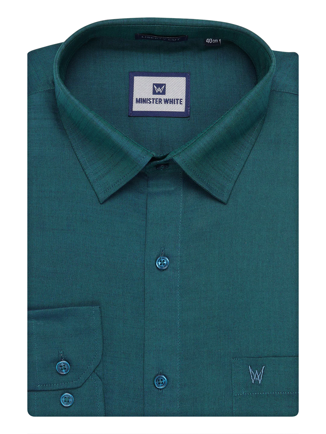 Men's Teal Green Shirt with Matching Border Dhoti Combo Pinto - Image 12