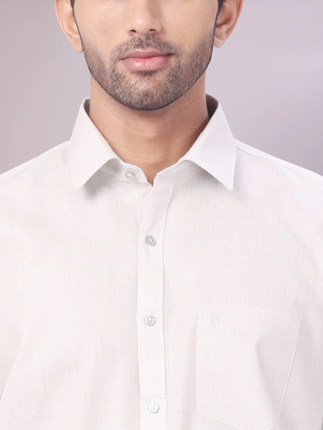 Men's Tissue Grey Color Dhoti Shirt Wedding Combo Maverick - Image 5