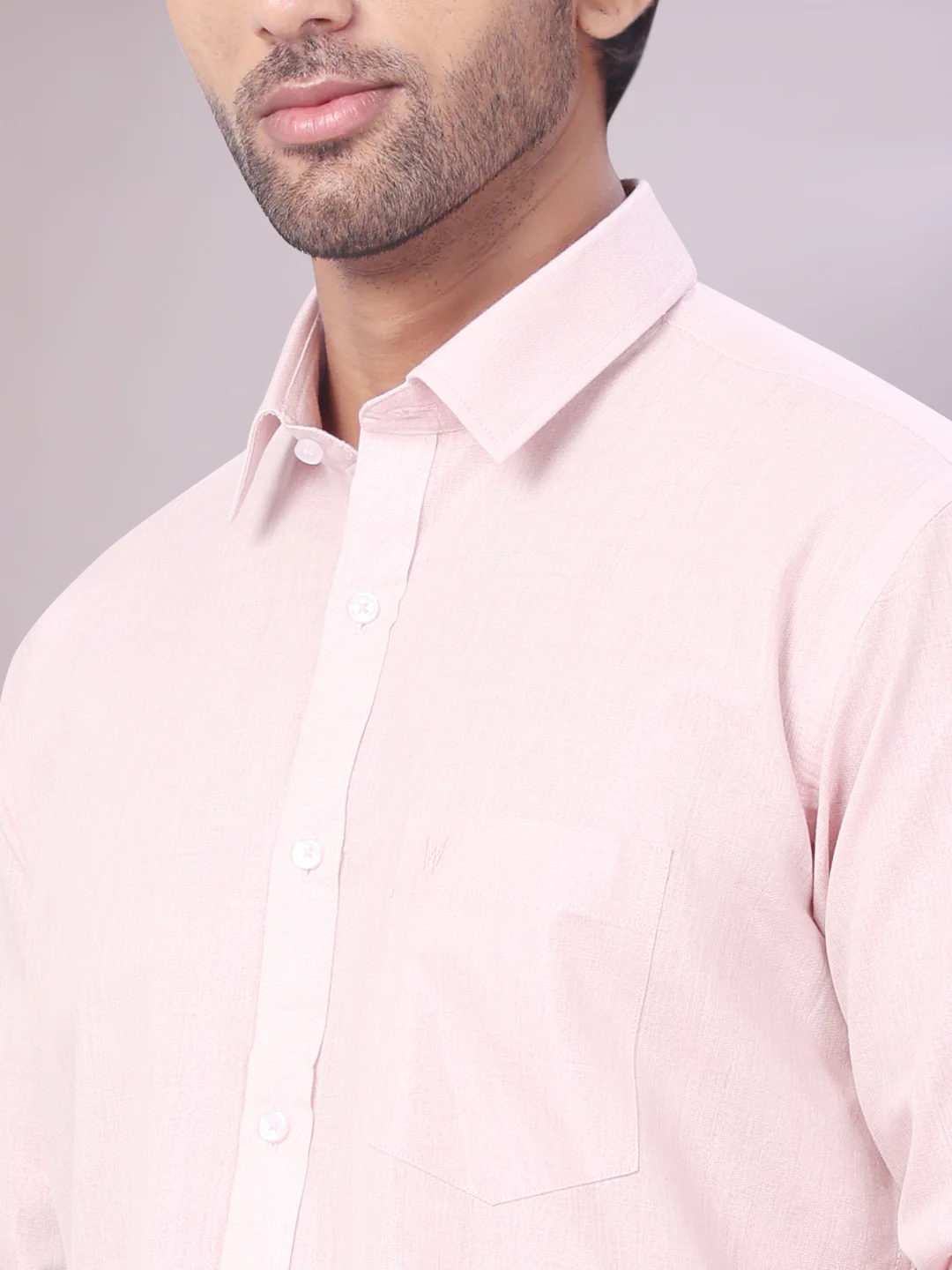 Men's Tissue Rose Color Dhoti Shirt Wedding Combo Maverick - Image 6
