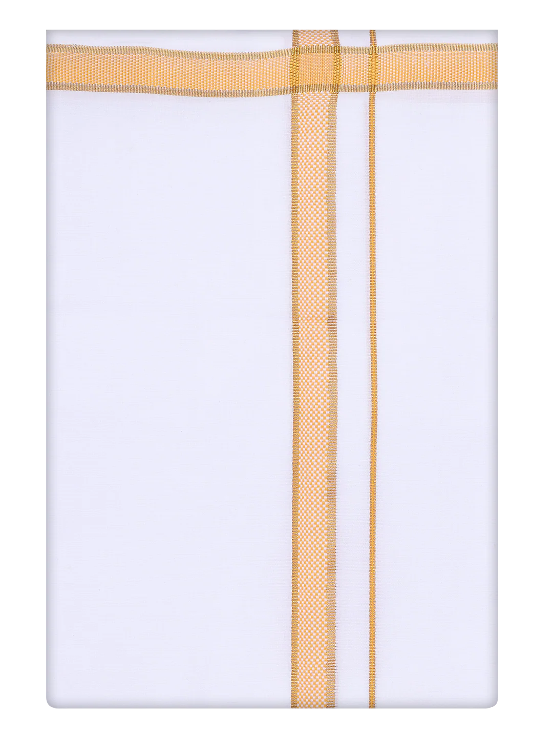Men's Yellow Shirt with Matching Border Dhoti Combo Pinto - Image 12