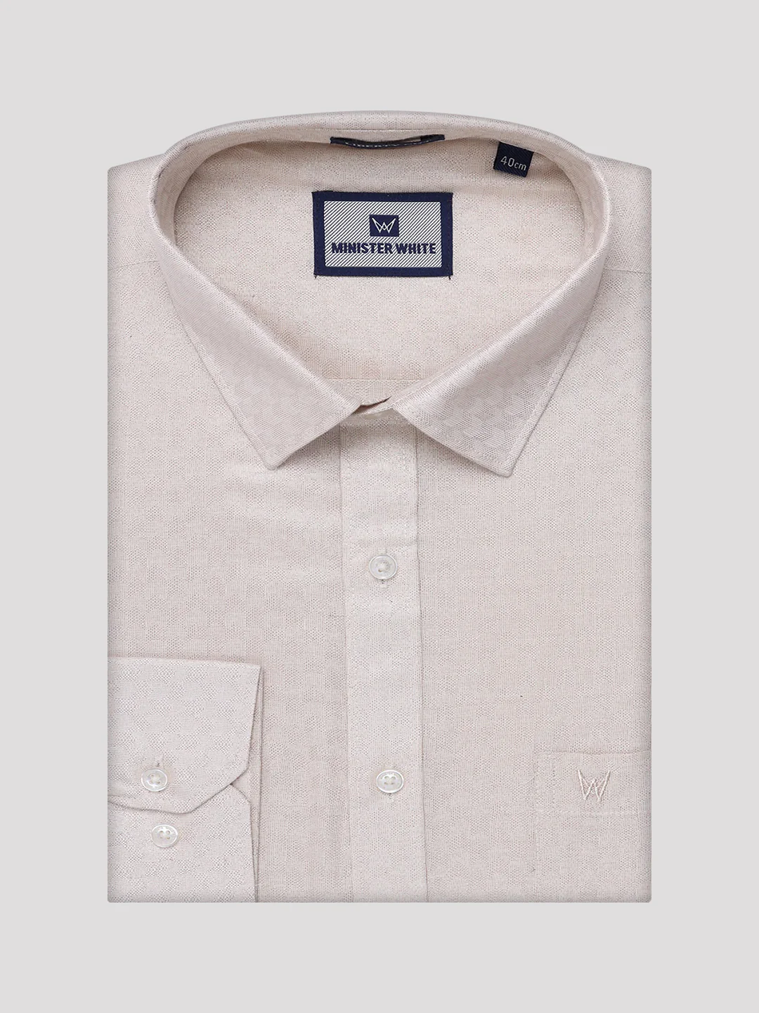 Mens Almond Tissue Jacquard Shirt with Matching Dhoti Combo Zeebra - Image 8