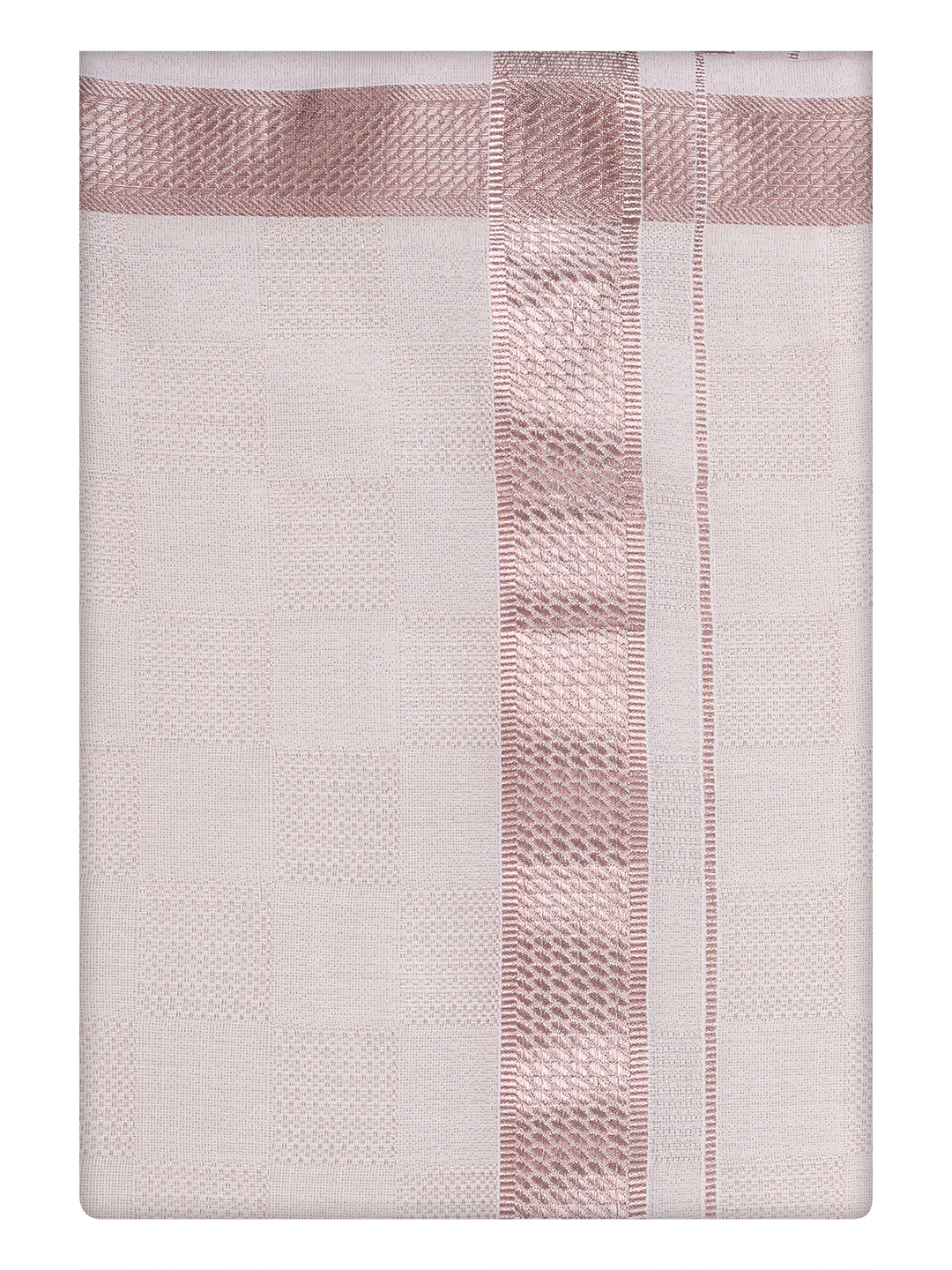 Men's Almond Tissue Jacquard Shirt with Matching Dhoti Combo Zeus - Image 9