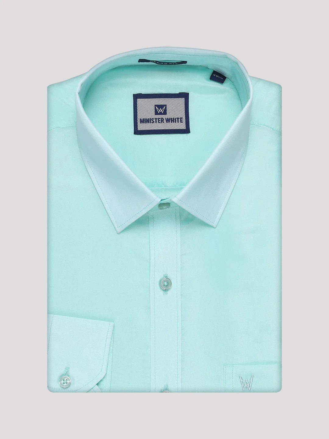 Mens Art Silk Mint Leaf Full Sleeves Shirt with Gold Jari Border Dhoti Combo Finesse - Image 8