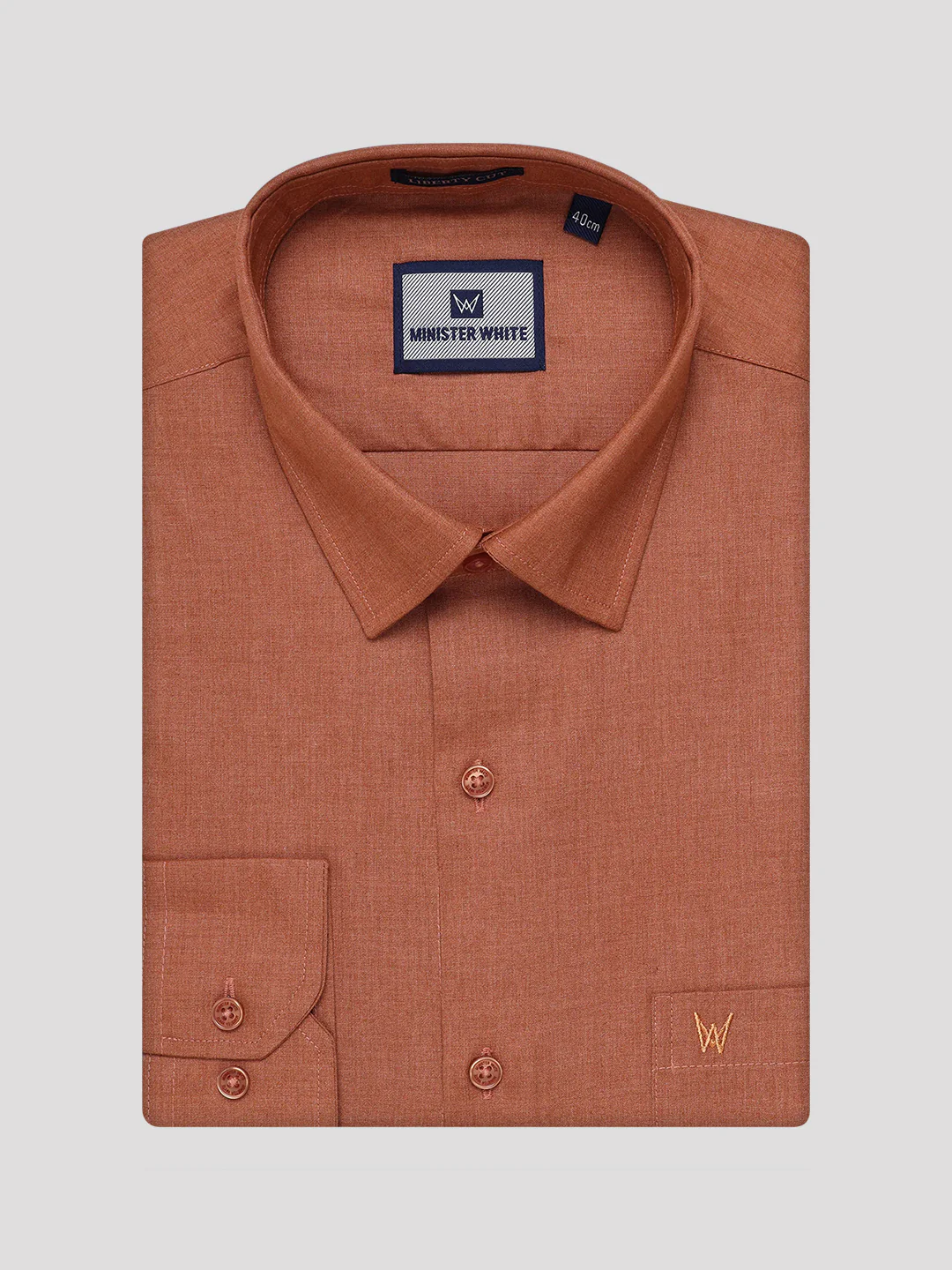 Mens Brown Color Shirt with Matching Border Dhoti Combo Casper - Image 10