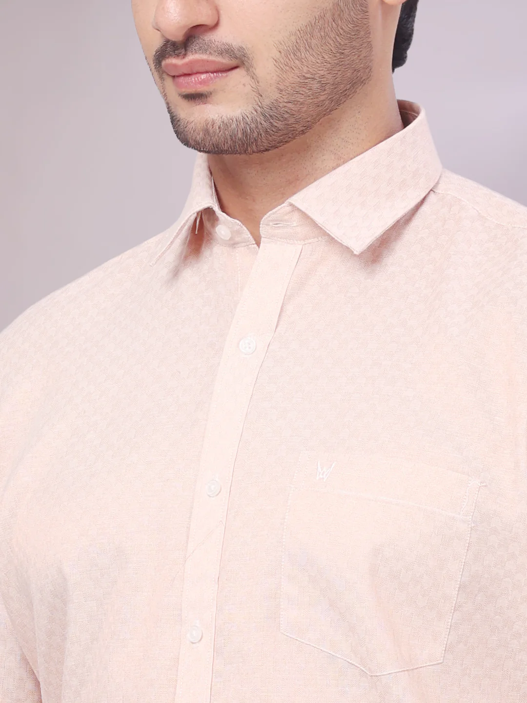 Mens Copper Tissue Jacquard Shirt with Matching Flexi Dhoti Combo Zeebra - Image 7
