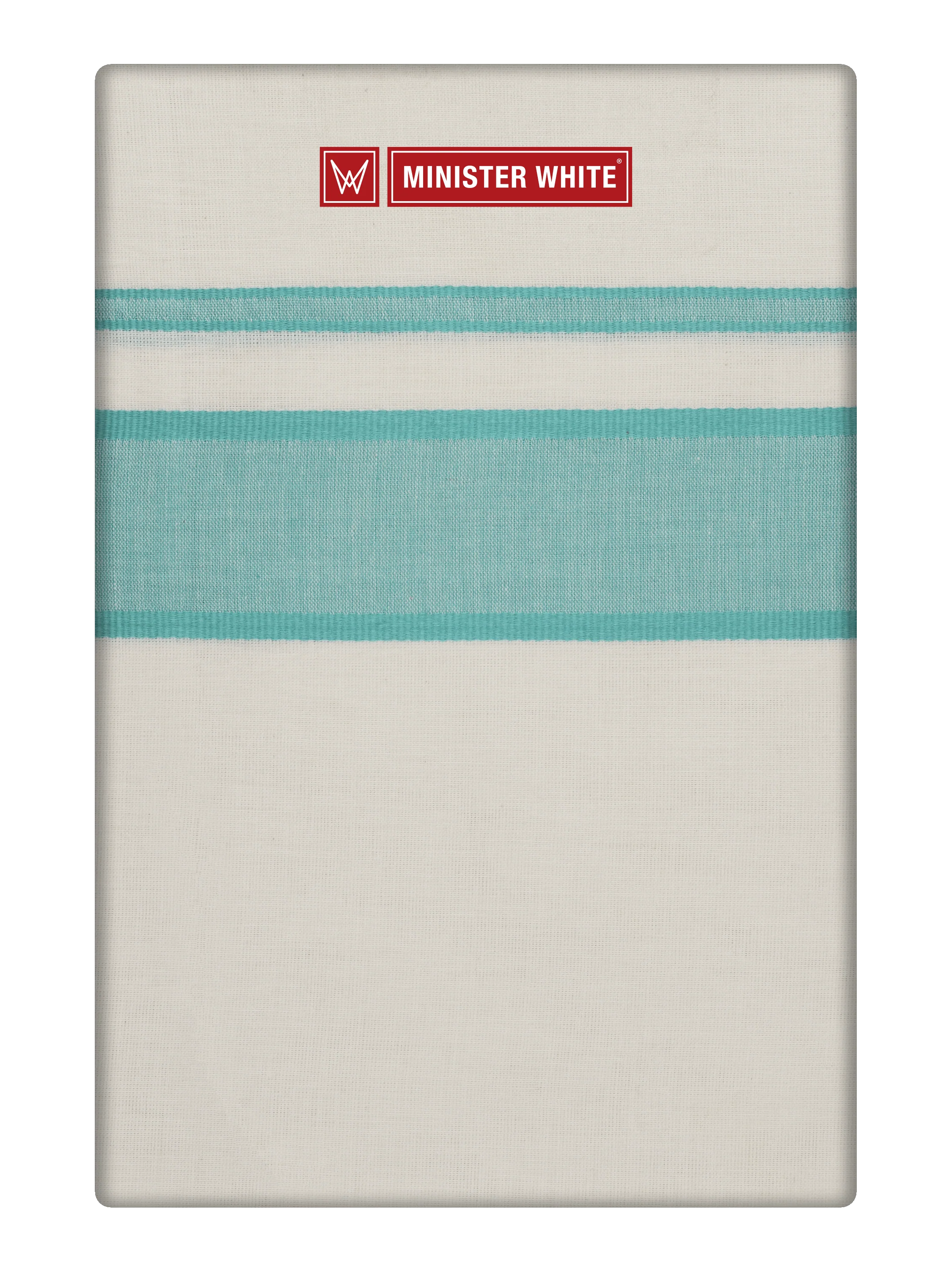 Men's Cotton Kara Sea Green Fancy Border Double Layer Dhoti Uppala