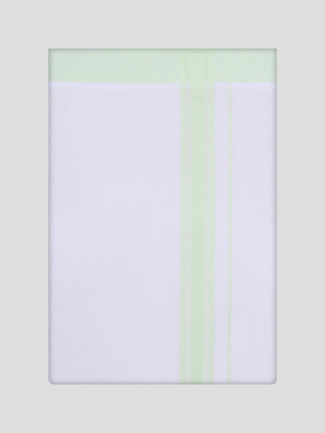 Mens Cotton Light Green Matching Shirt and Dhoti Combo Luster - Image 7