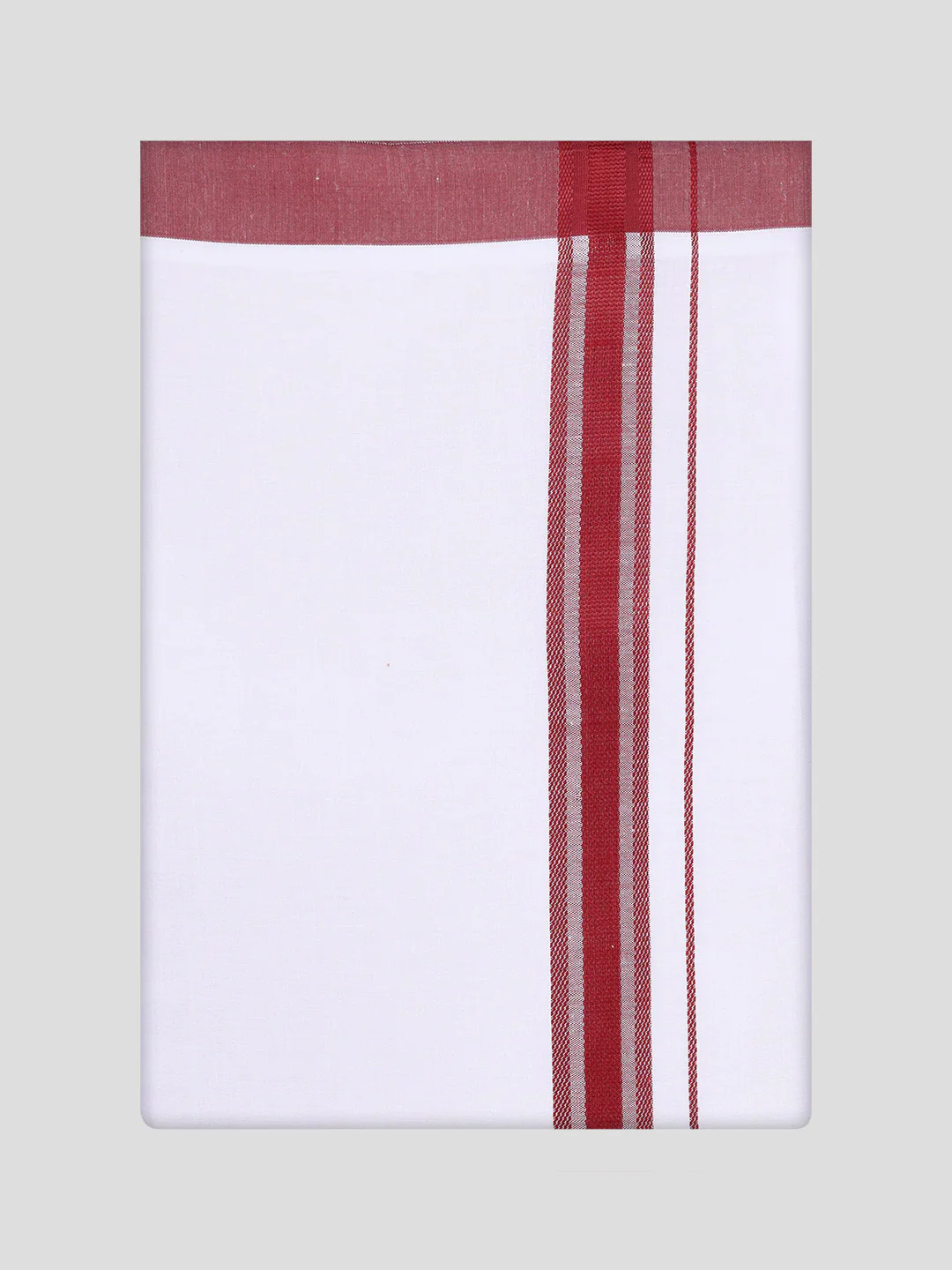 Mens Cotton Maroon Matching Shirt and Dhoti Combo Luster - Image 11