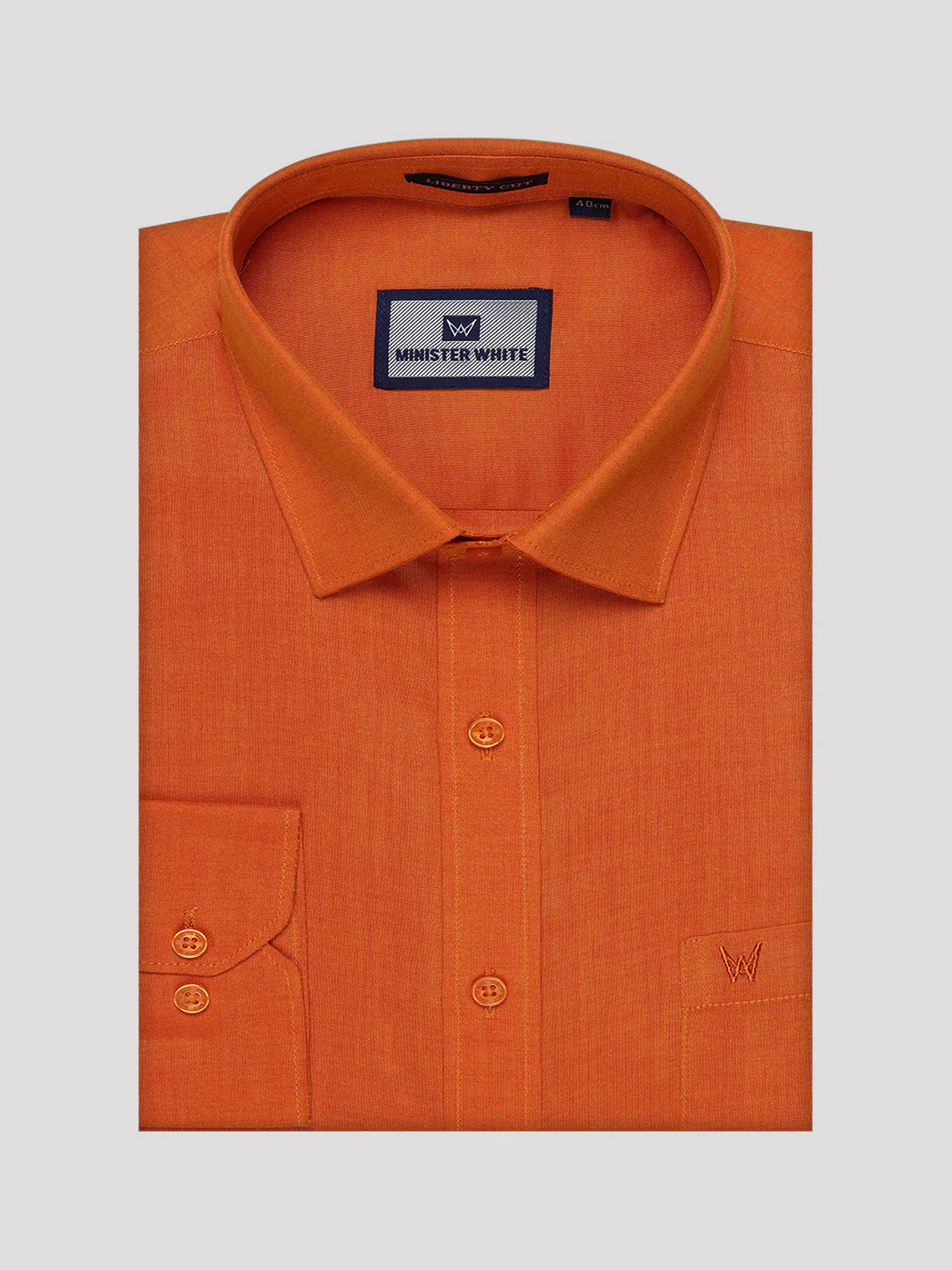 Mens Cotton Orange Shirt with Tissue Matching Border Dhoti Wedding Combo Kandala - Image 11