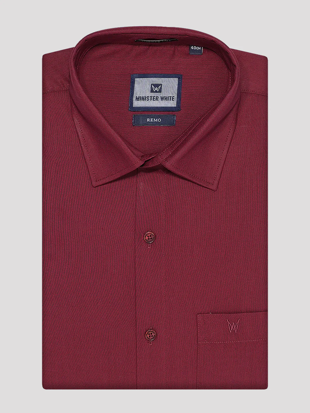 Mens Cotton Regular Fit Maroon Colour Shirt Remo