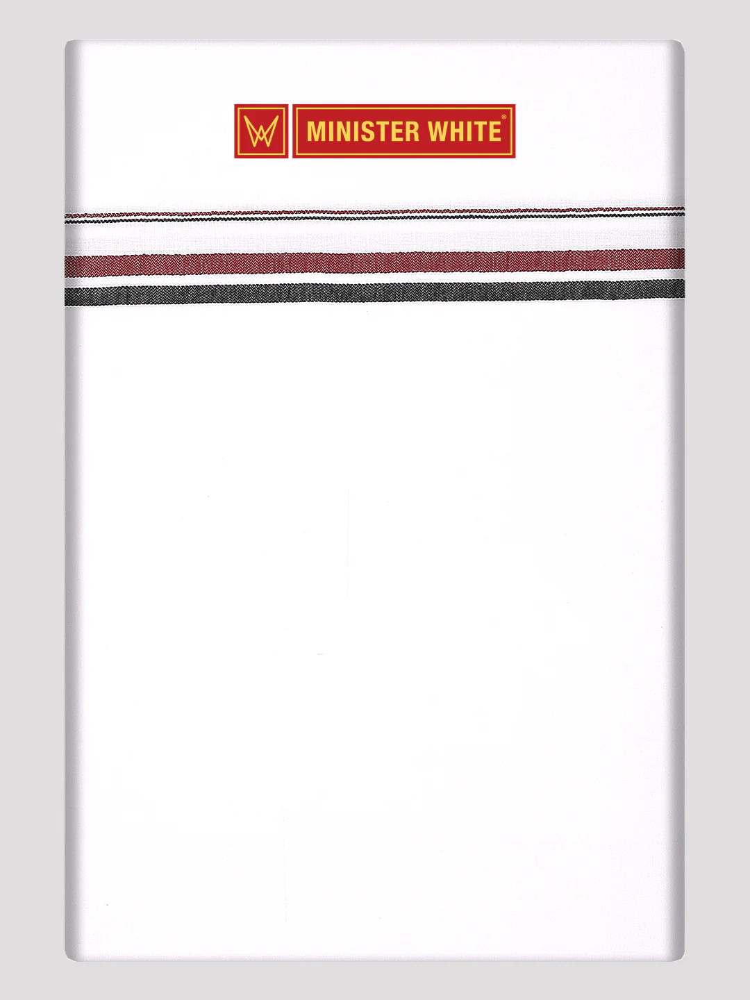 Men's Cotton White Single Layered (2Mtr) Political Dhoti ADMK - Lawa