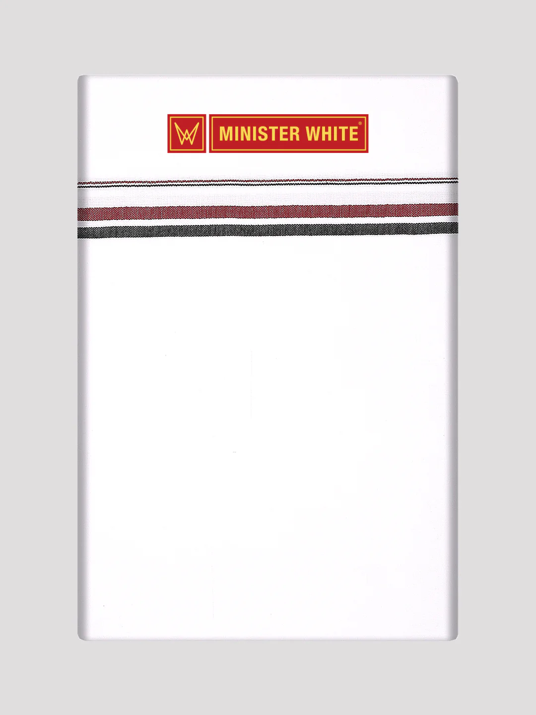 Men's Cotton White Single Layered (2Mtr) Political Dhoti ADMK - Power