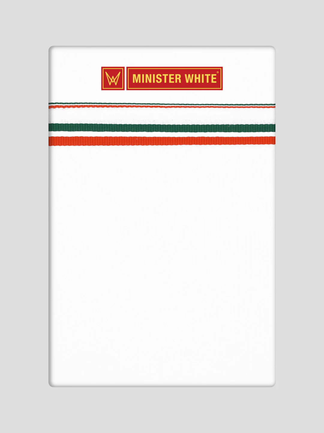 Men's Cotton White Single Layered (2Mtr) Political Dhoti Congress - Chatriyan