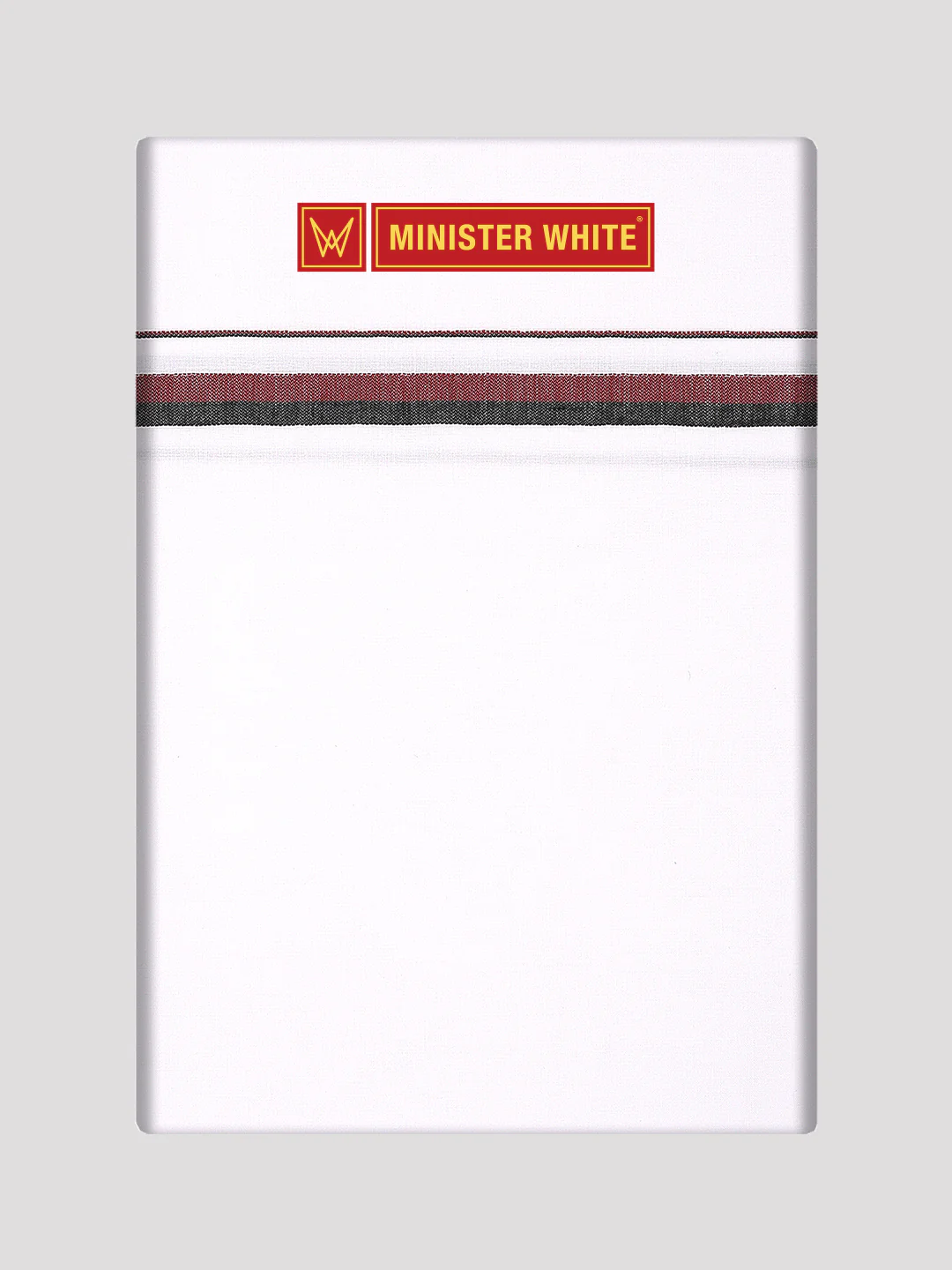 Men's Cotton White Single Layered (2Mtr) Political Dhoti DMK - Power