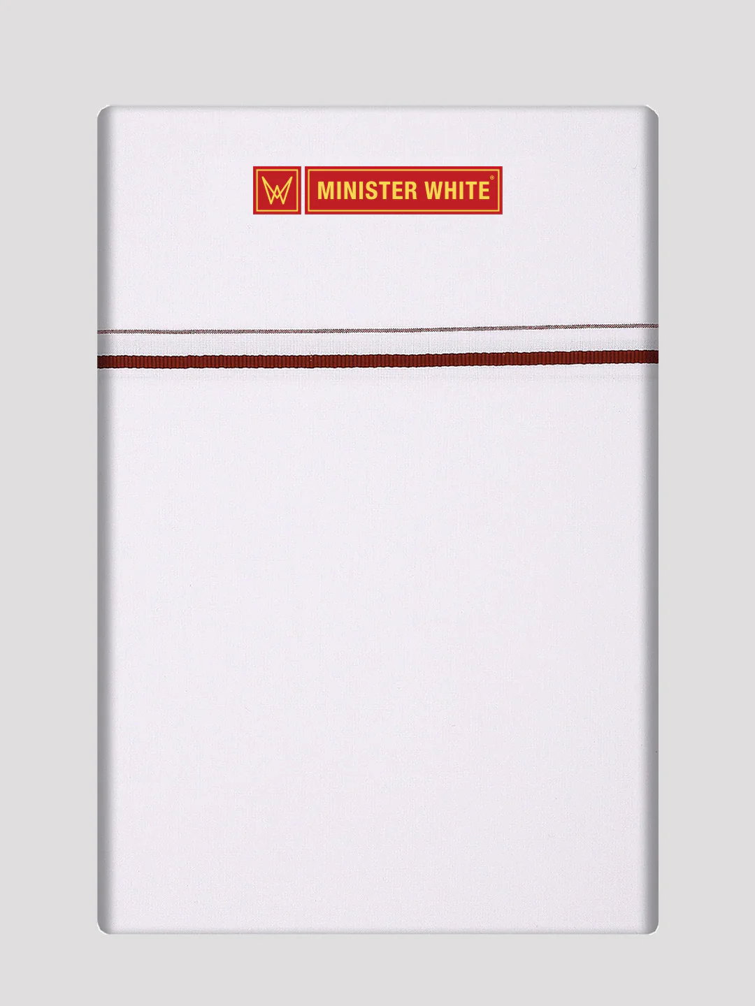 Mens Cotton White Single Layered Small Border Dhoti - Topol