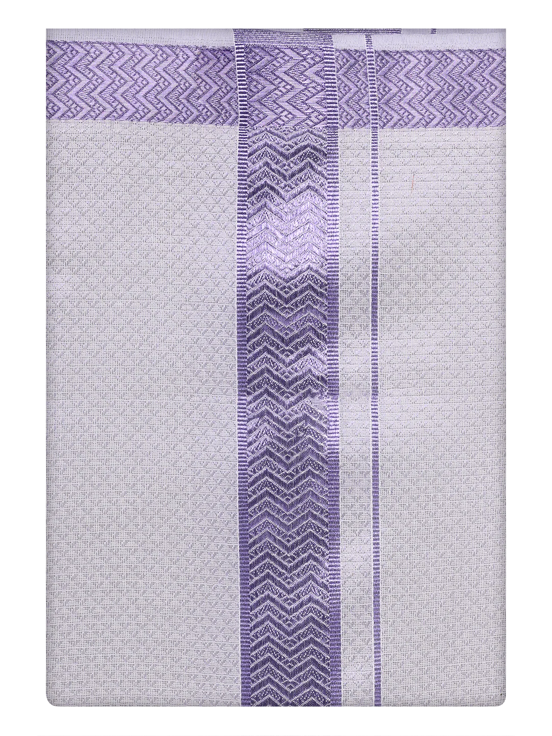Men's Lavender Tissue Jacquard Shirt with Matching Dhoti Combo Zeus - Image 9
