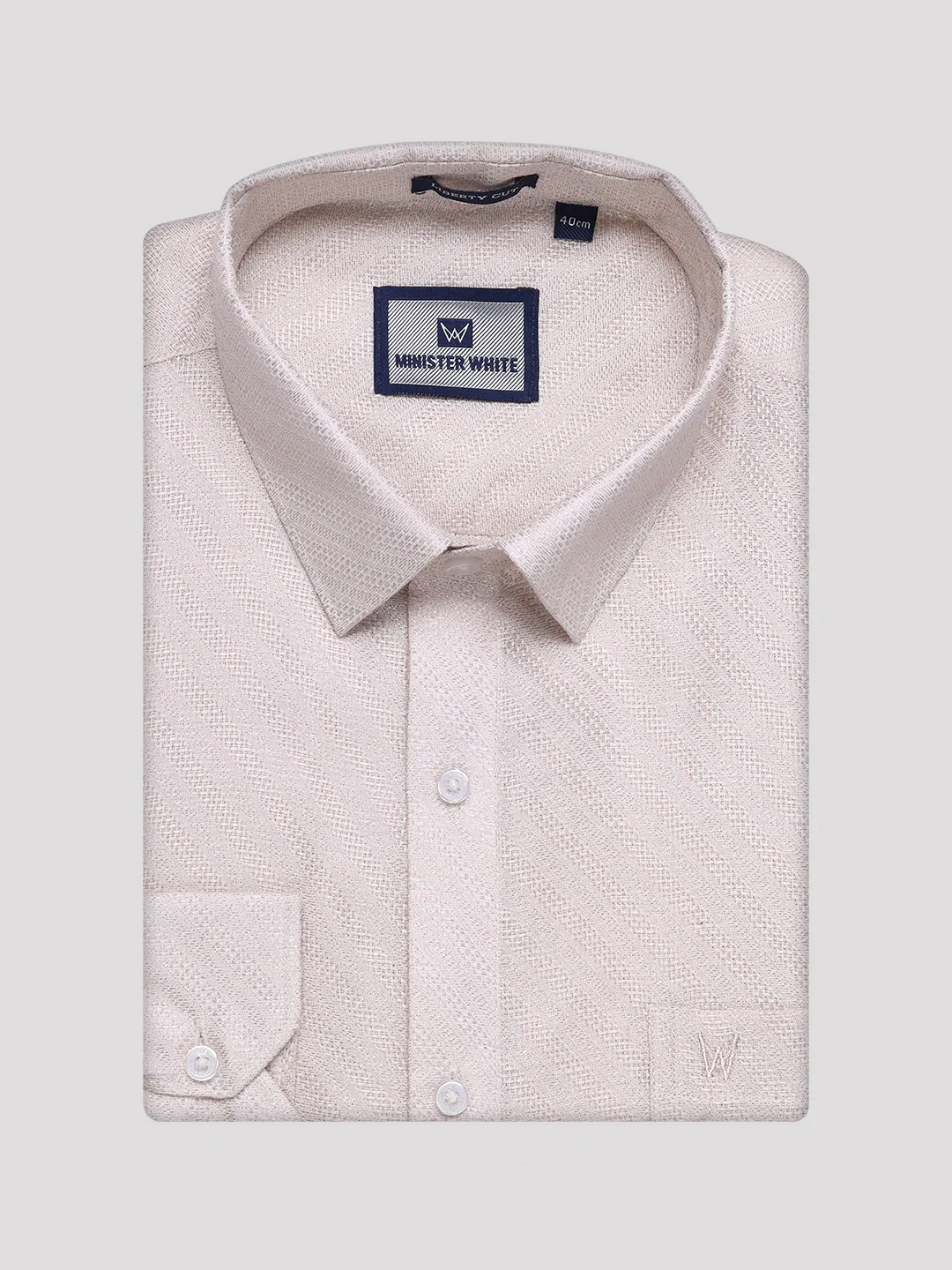 Men's Light Copper Tissue Jacquard Shirt with Matching Dhoti Combo Zeus - Image 8