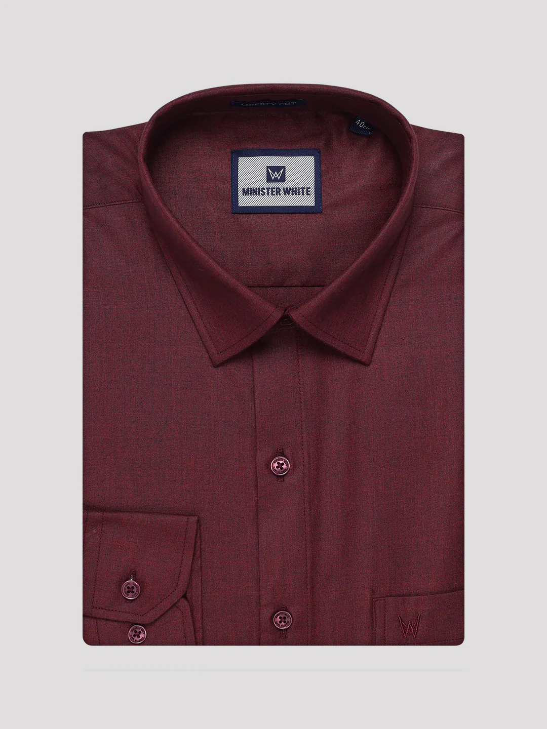 Mens Maroon Color Shirt with Matching Border Dhoti Combo Casper - Image 10