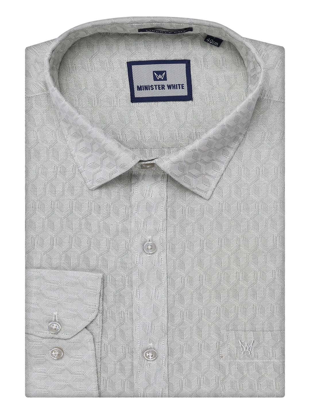 Mens Olive Green Colour Jacquard Shirt with Matching Dhoti Combo Zeebra - Image 8