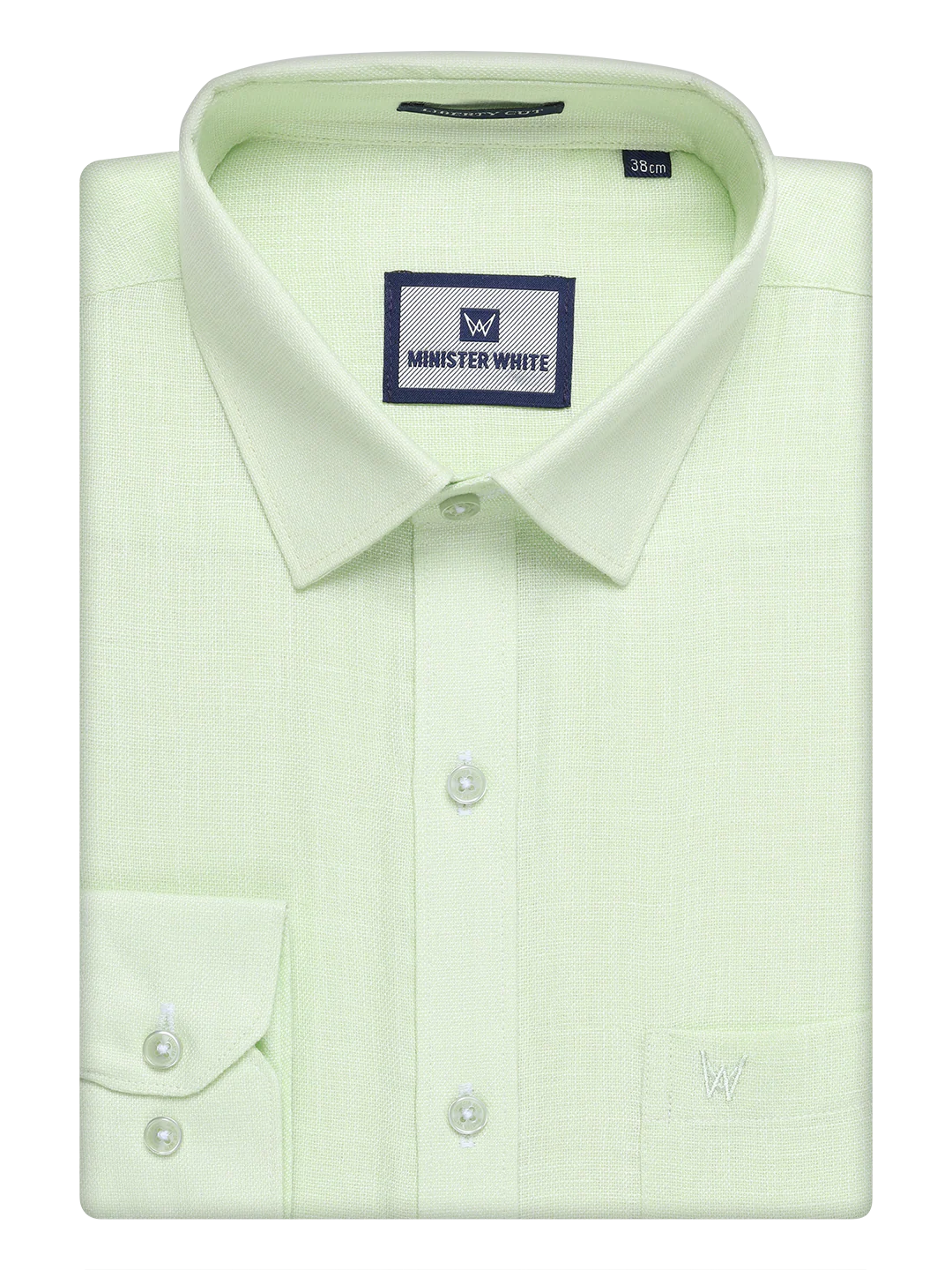 Mens Pastel Green Shirt with Matching jacquard Weave Border Dhoti Combo Marsh - Image 10