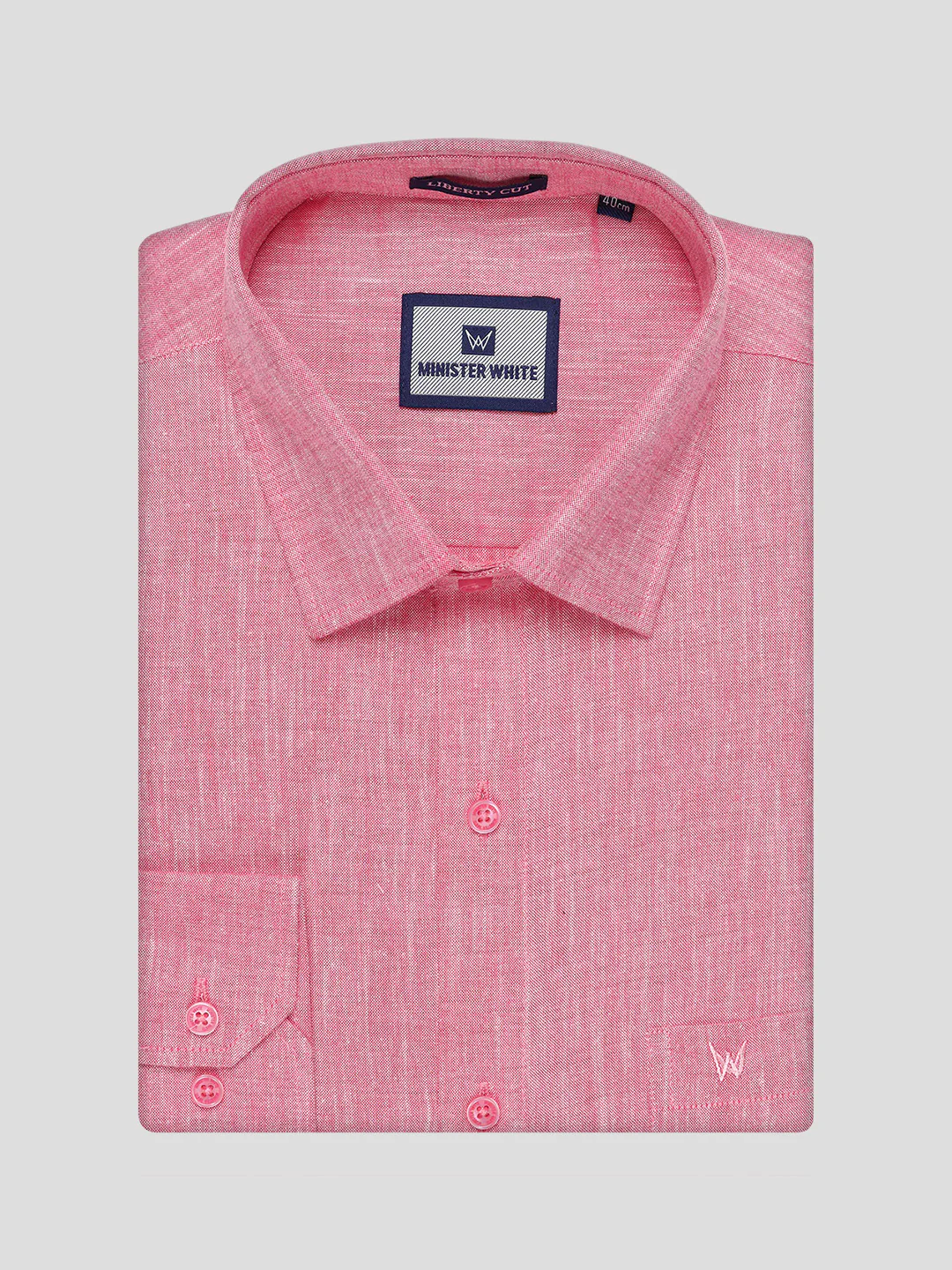 Mens Pink Colour Shirt with Matching Fancy Border Dhoti Combo Lemax - Image 11